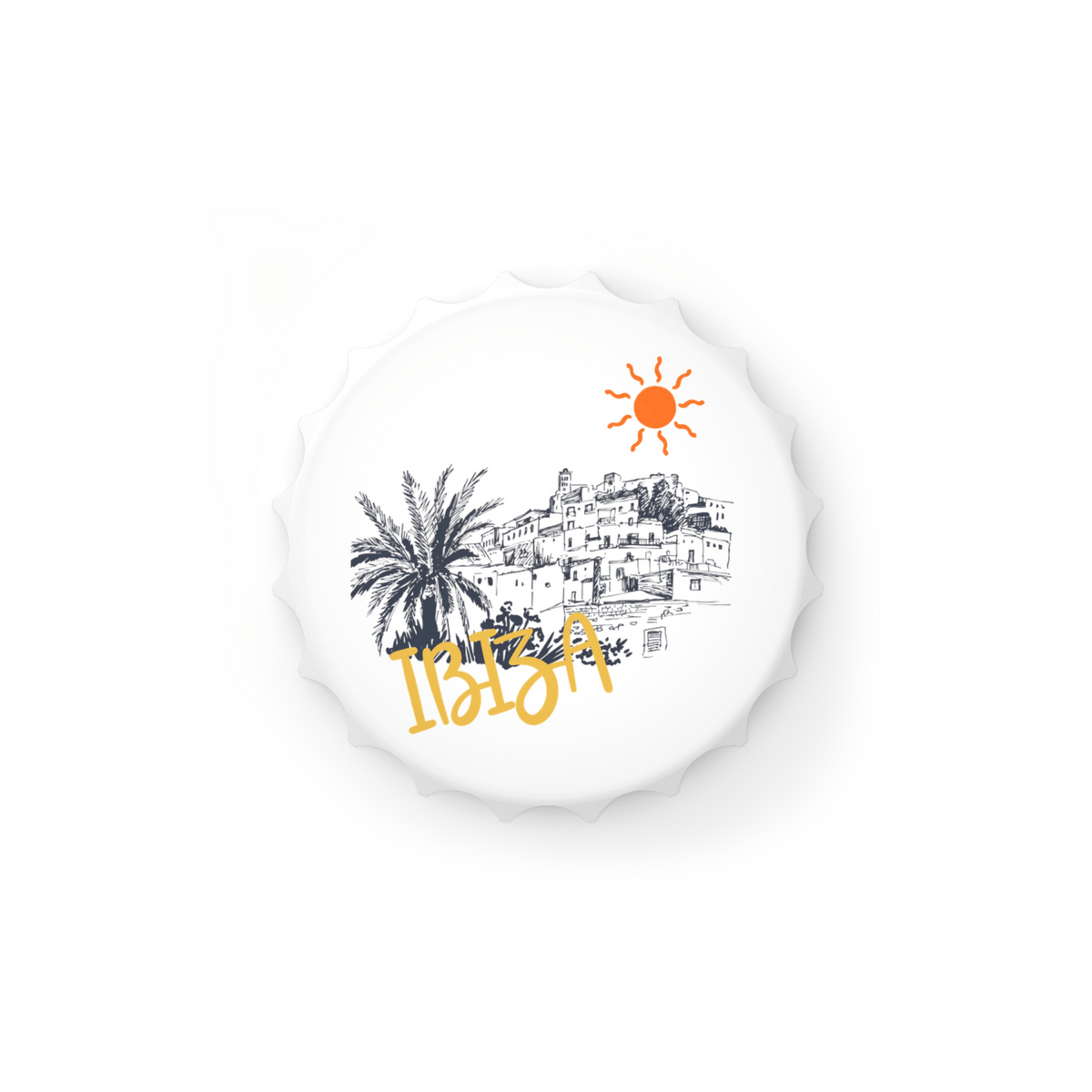 Printify Accessories 7cm Magnet IBIZA