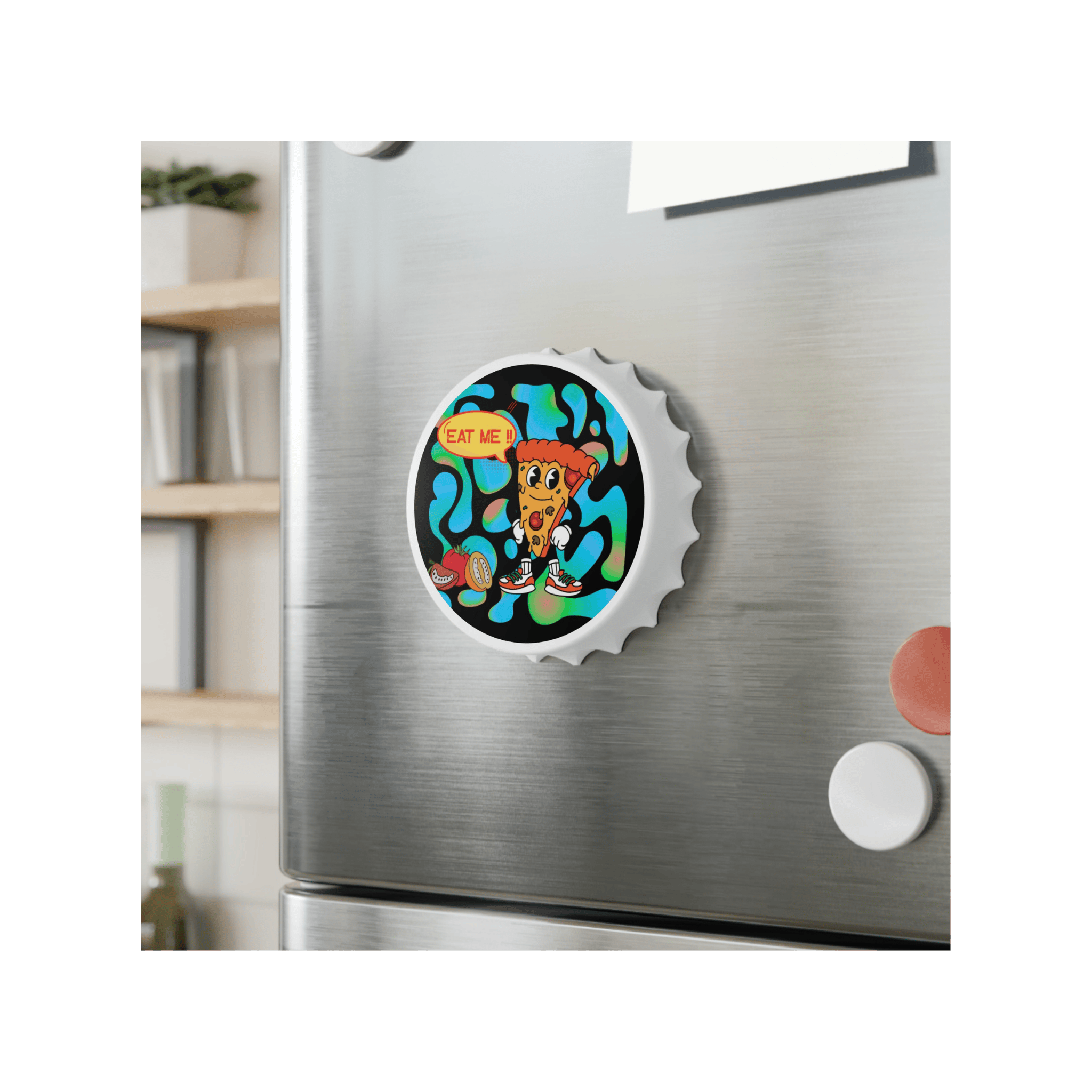 Printify Accessories 7cm Magnet PIZZ'