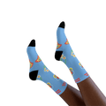 Printify All Over Prints 36-38 Chaussettes FLOWERS BUTTERFLY