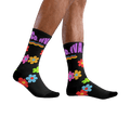 Printify All Over Prints 36-38 Chaussettes RETRO FLOWERS