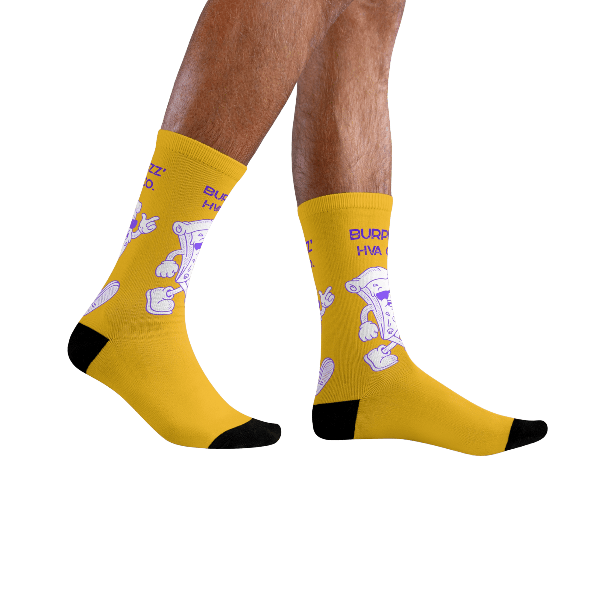 Printify All Over Prints 36-38 Chaussettes RETRO PIZZA