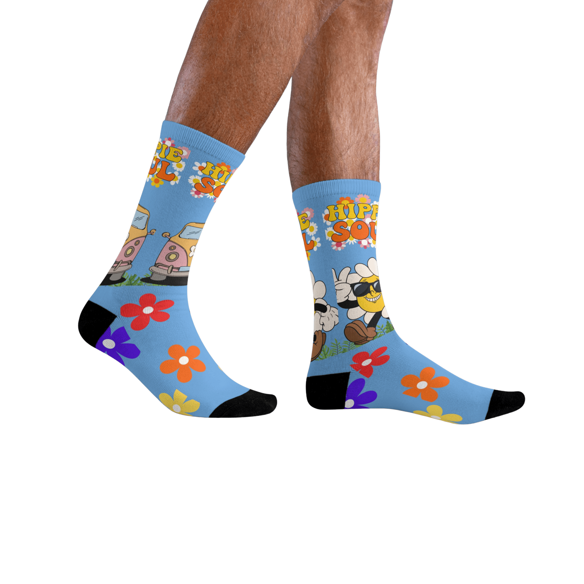 Printify All Over Prints Chaussettes HIPPIE SOUL