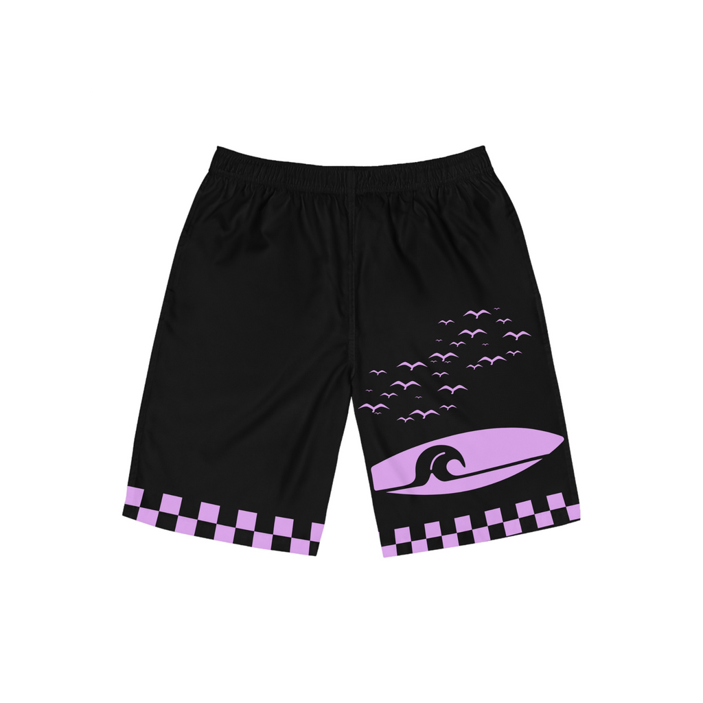 Printify All Over Prints S Short de bain long WAVE