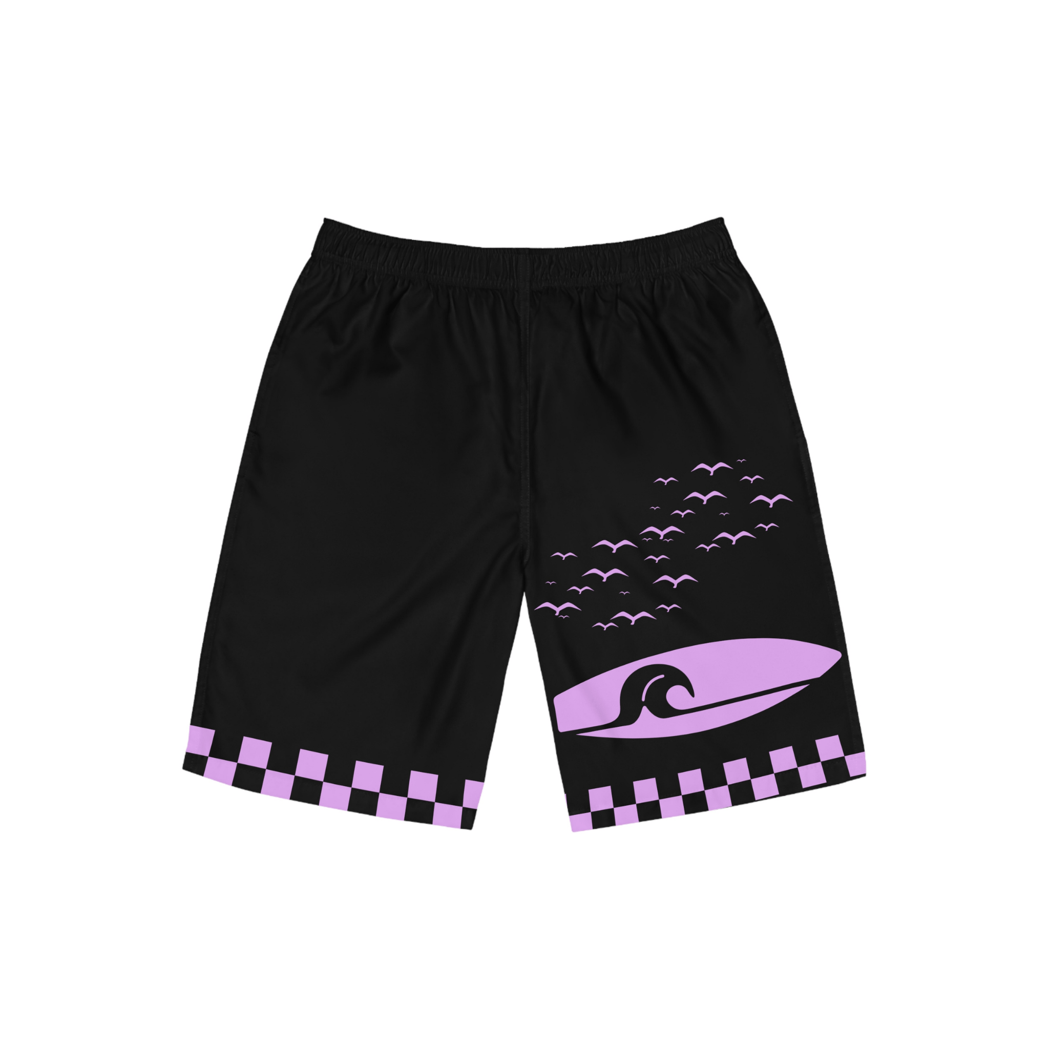 Printify All Over Prints S Short de bain long WAVE