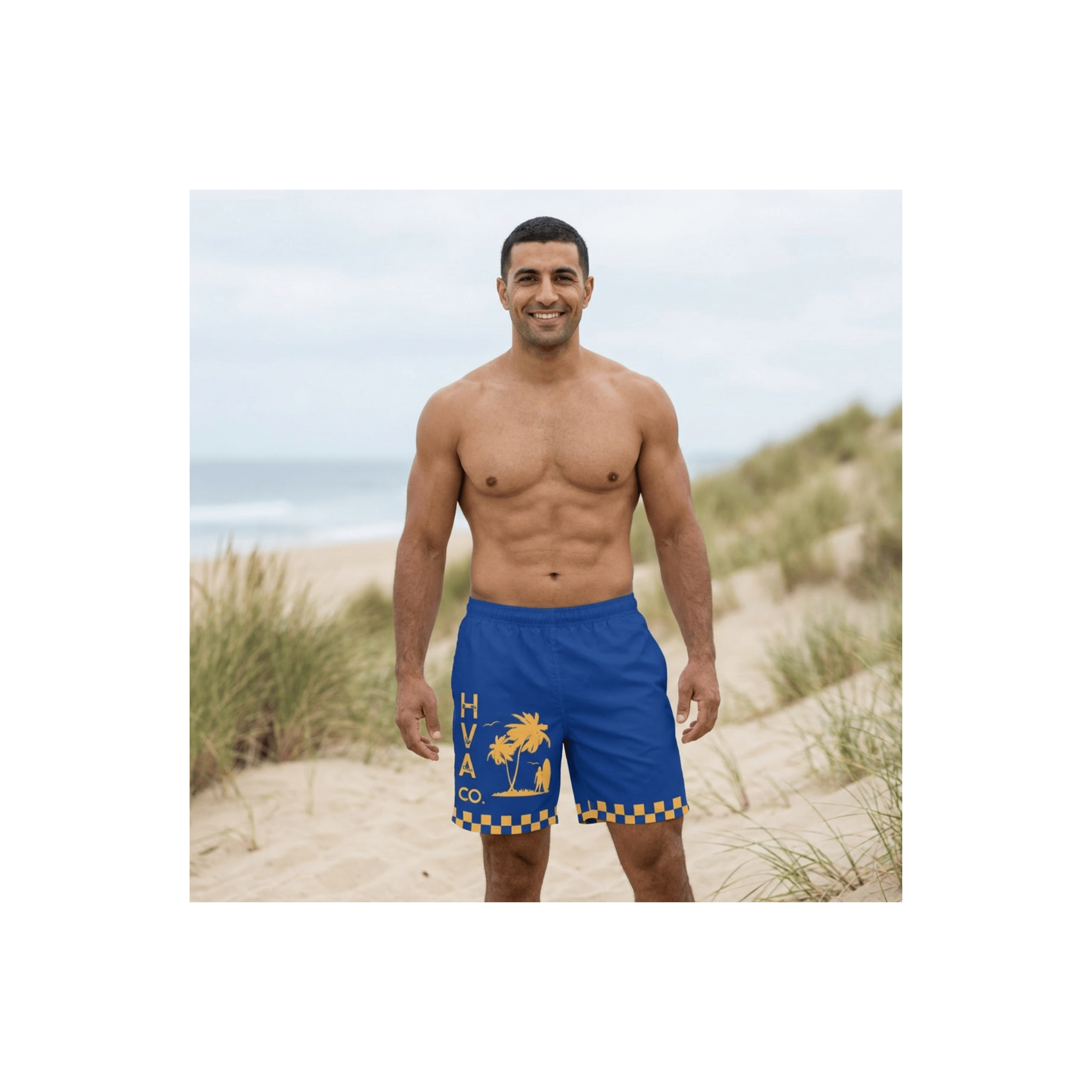 Printify All Over Prints Short de bain long BEACH