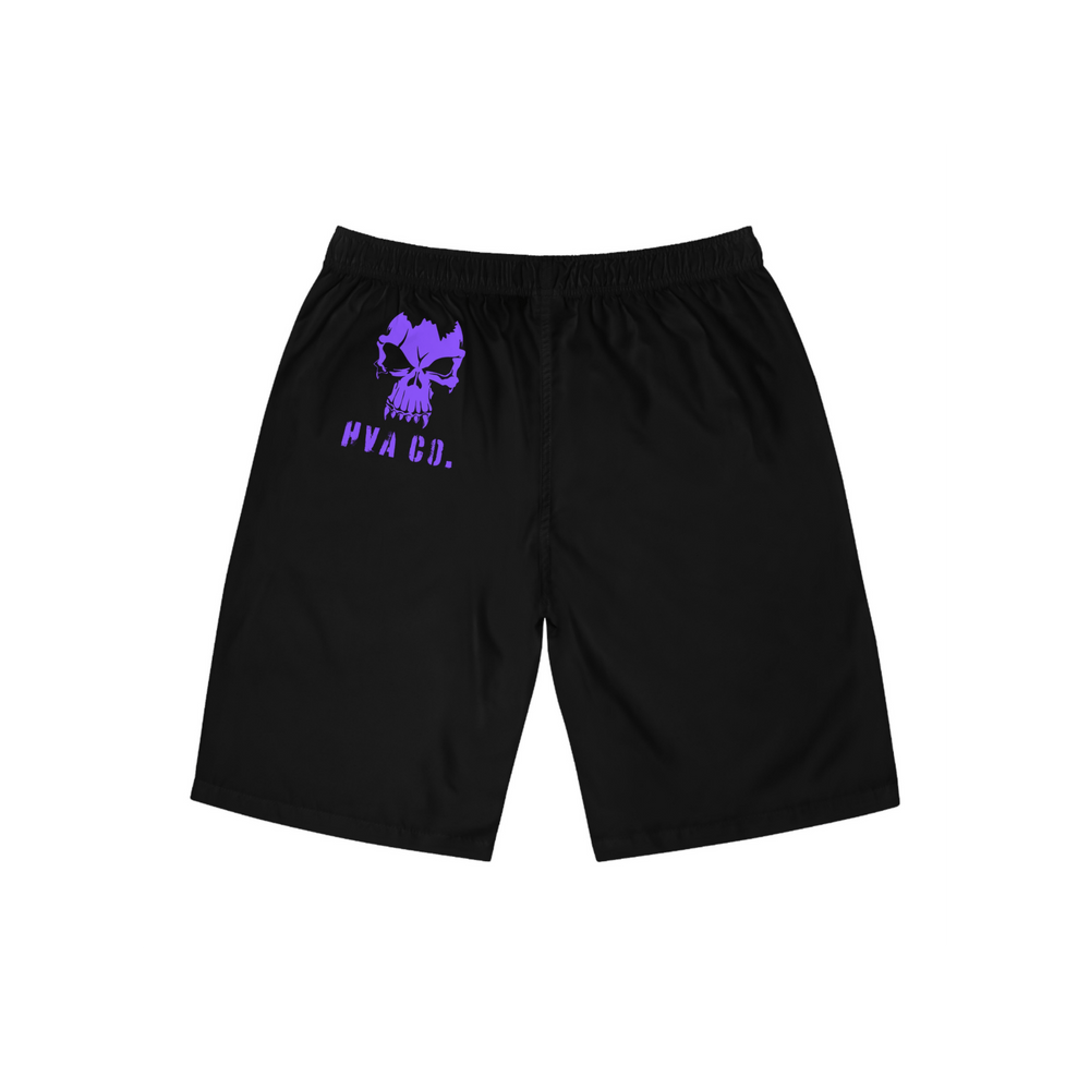 Printify All Over Prints Short de bain long SKULL