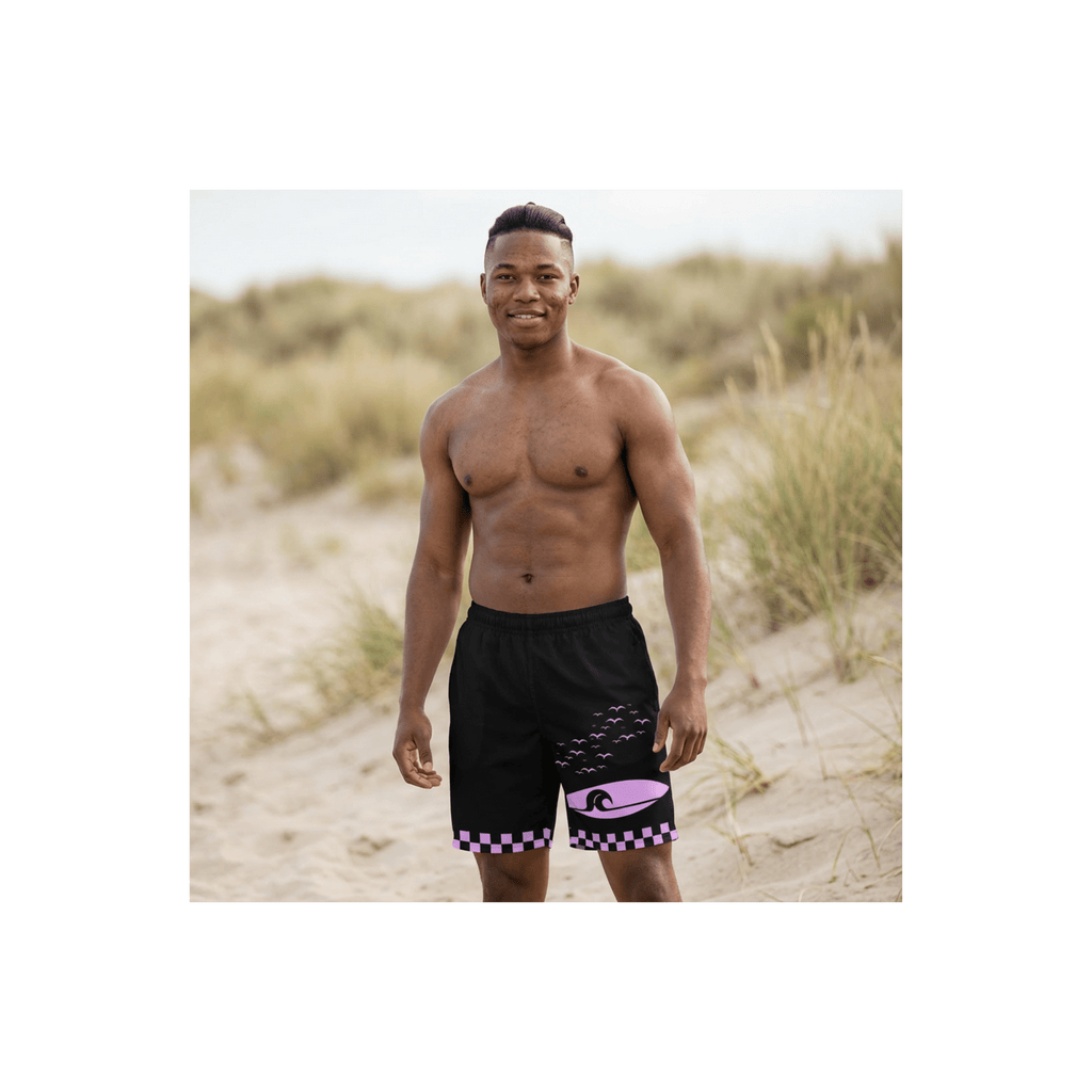 Printify All Over Prints Short de bain long WAVE