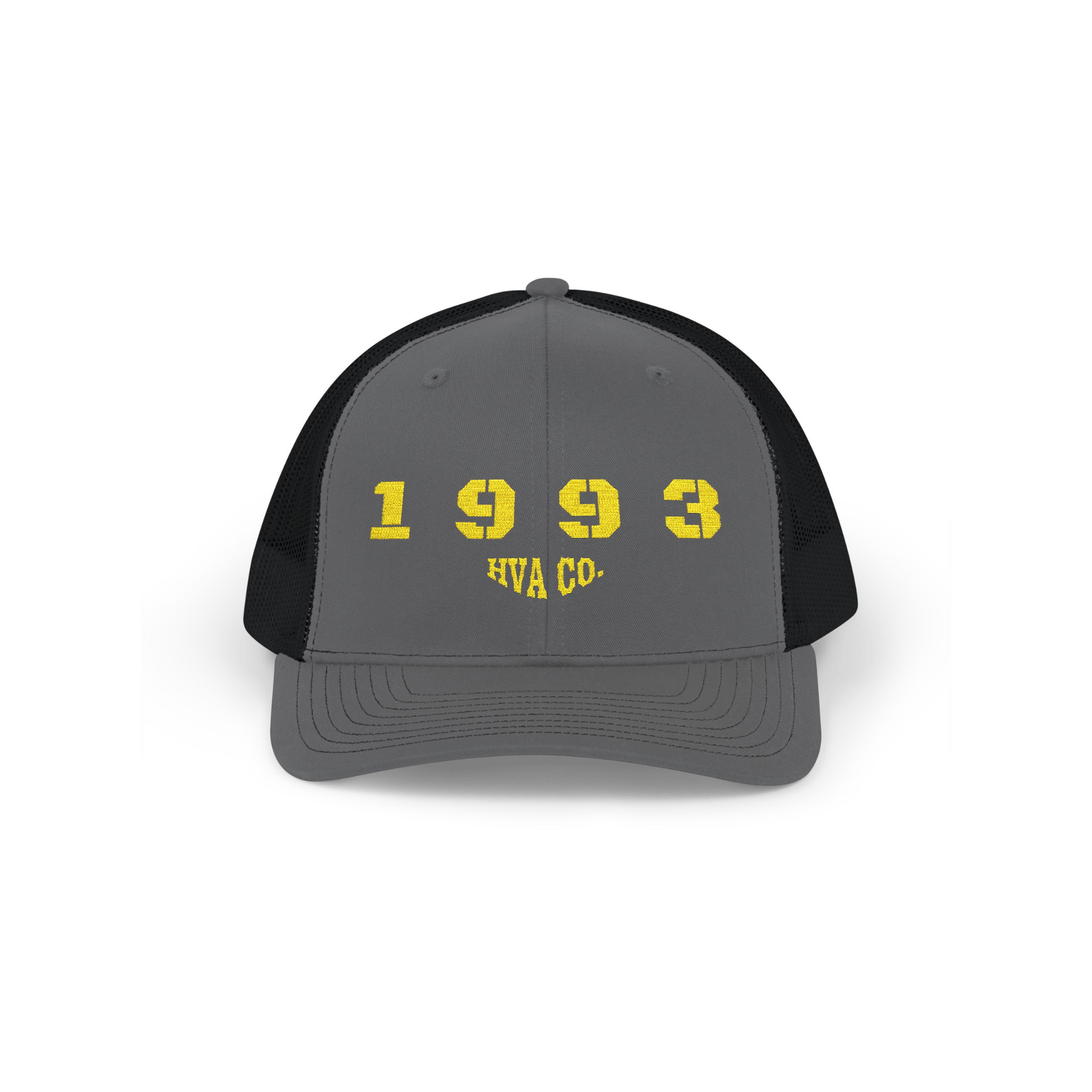 Printify Hats Gris foncé/Noir Casquette Trucker 1993 HVA CO.