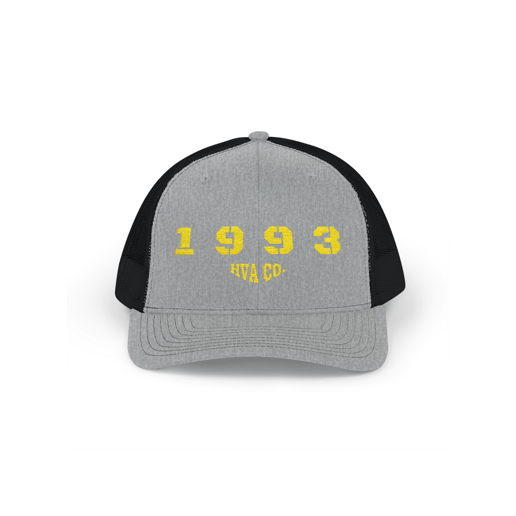 Printify Hats Gris/Noir Casquette Trucker 1993 HVA CO.