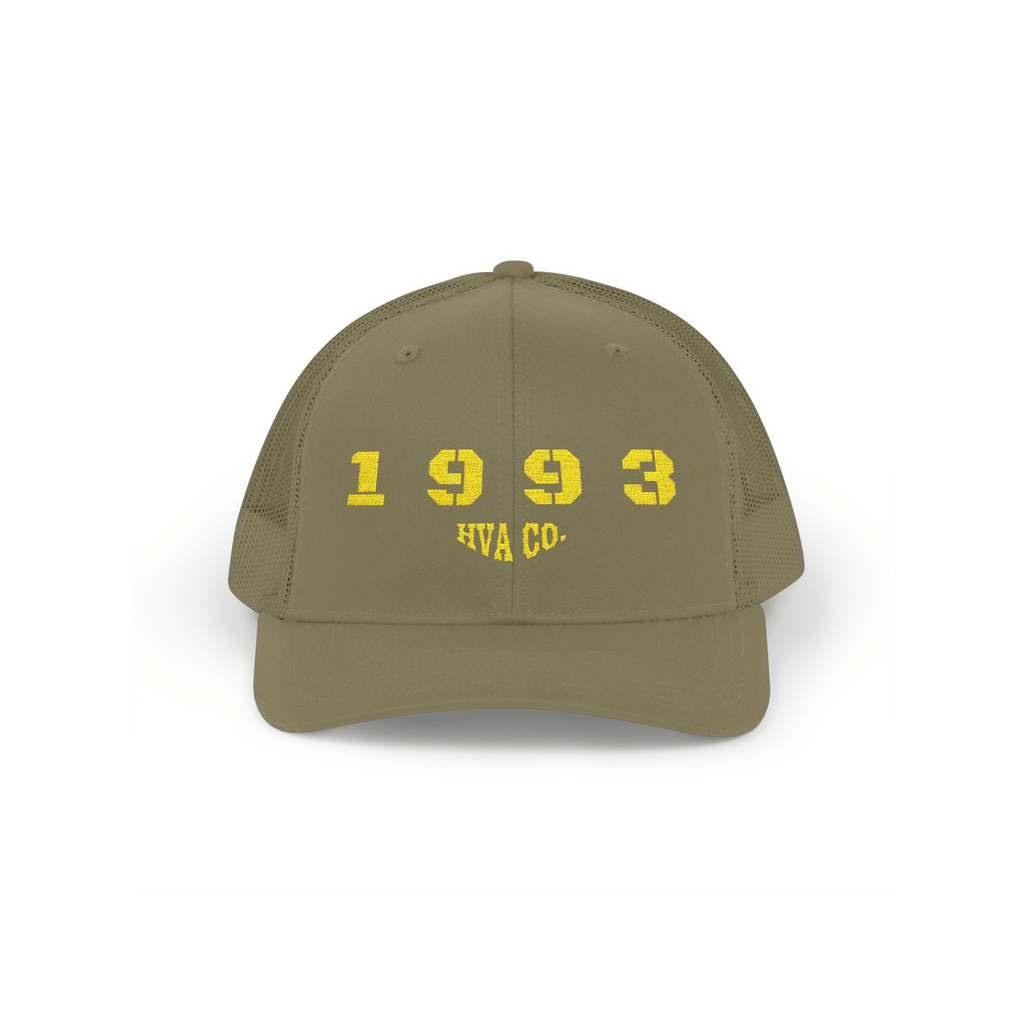 Printify Hats Kaki Casquette Trucker 1993 HVA CO.