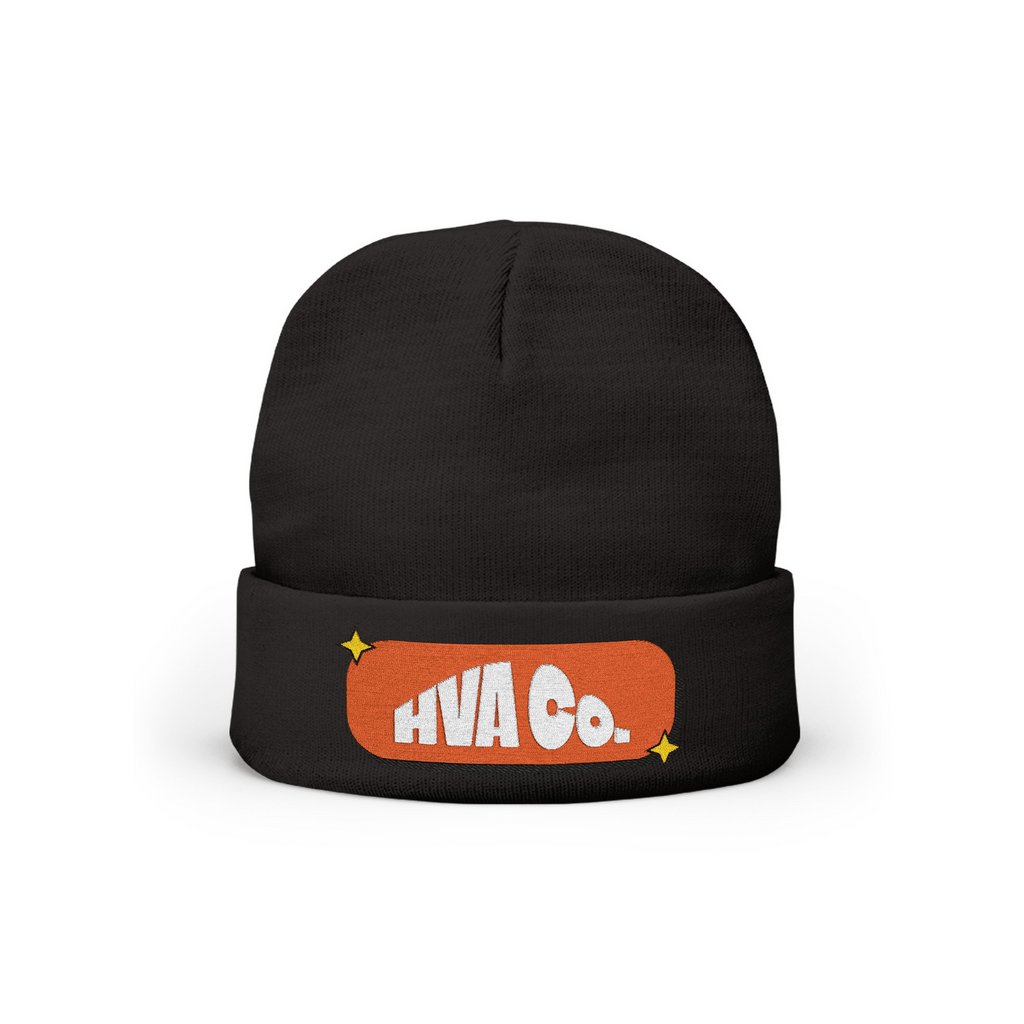 Printify Hats Noir Bonnet HVA CO.