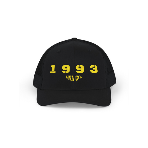Printify Hats Noir Casquette Trucker 1993 HVA CO.
