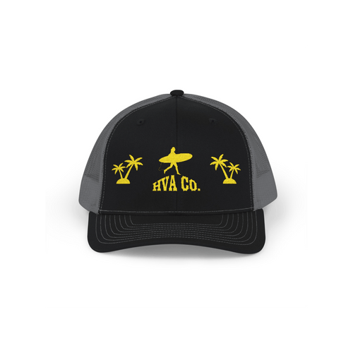 Printify Hats Noir/Gris Foncé Casquette Trucker SURFBOARD
