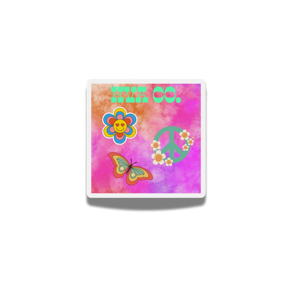 Printify Home Decor 5 cm x 5 cm Magnet PEACE
