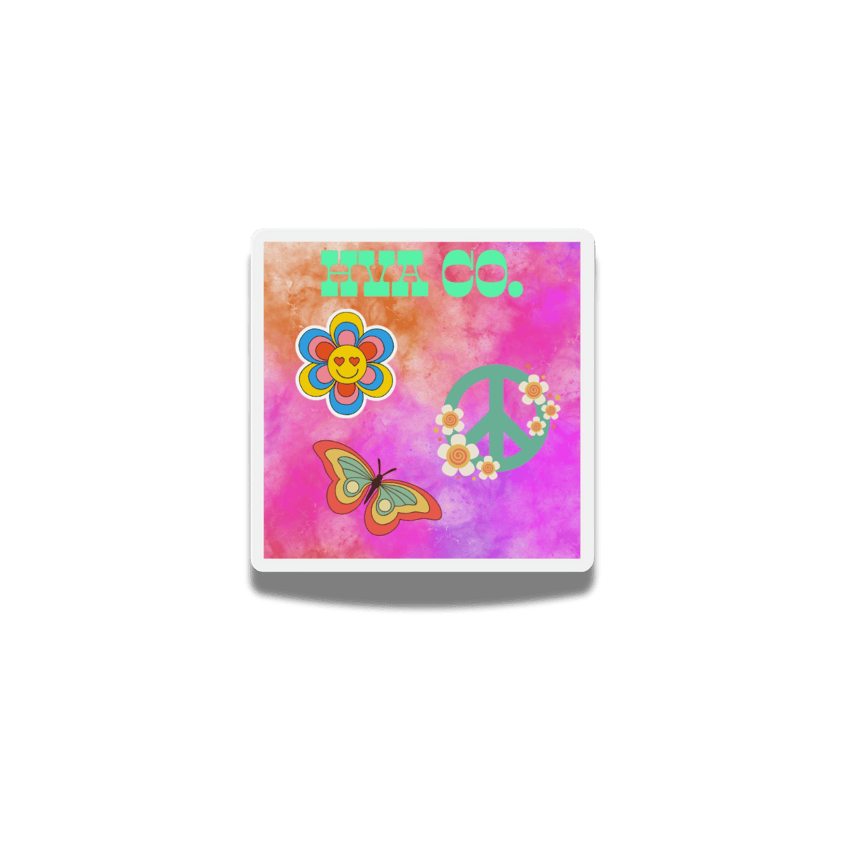Printify Home Decor 5 cm x 5 cm Magnet PEACE