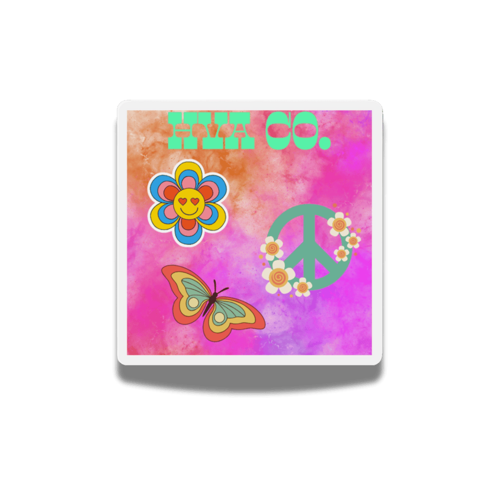Printify Home Decor 7 cm x 7 cm Magnet PEACE