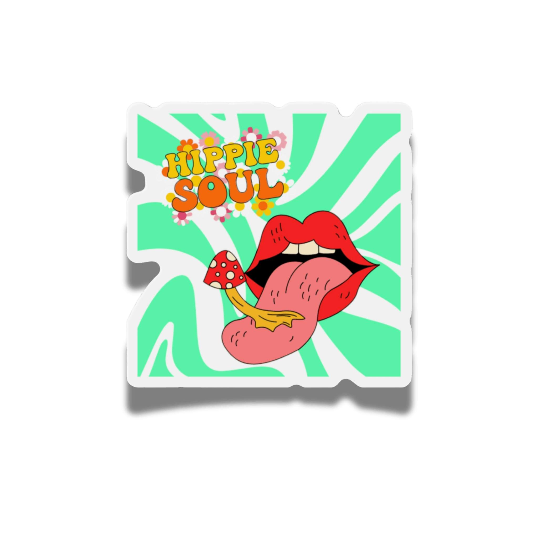 Printify Home Decor 7 cm x 7 cm Magnet PSYCHEDELIC