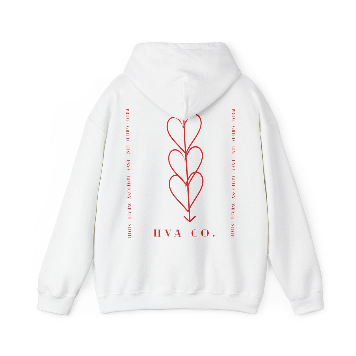 Printify Hoodie Blanc / S Hoodie LOVE