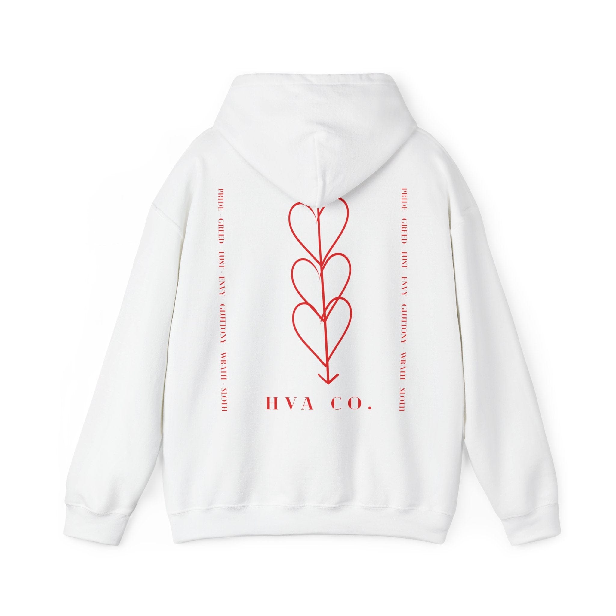 Printify Hoodie Blanc / S Hoodie LOVE