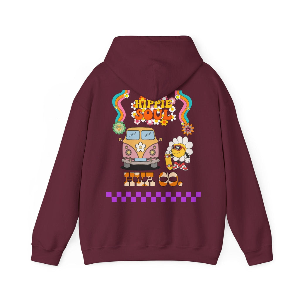 Printify Hoodie Bordeaux / S Hoodie HIPPIE SOUL