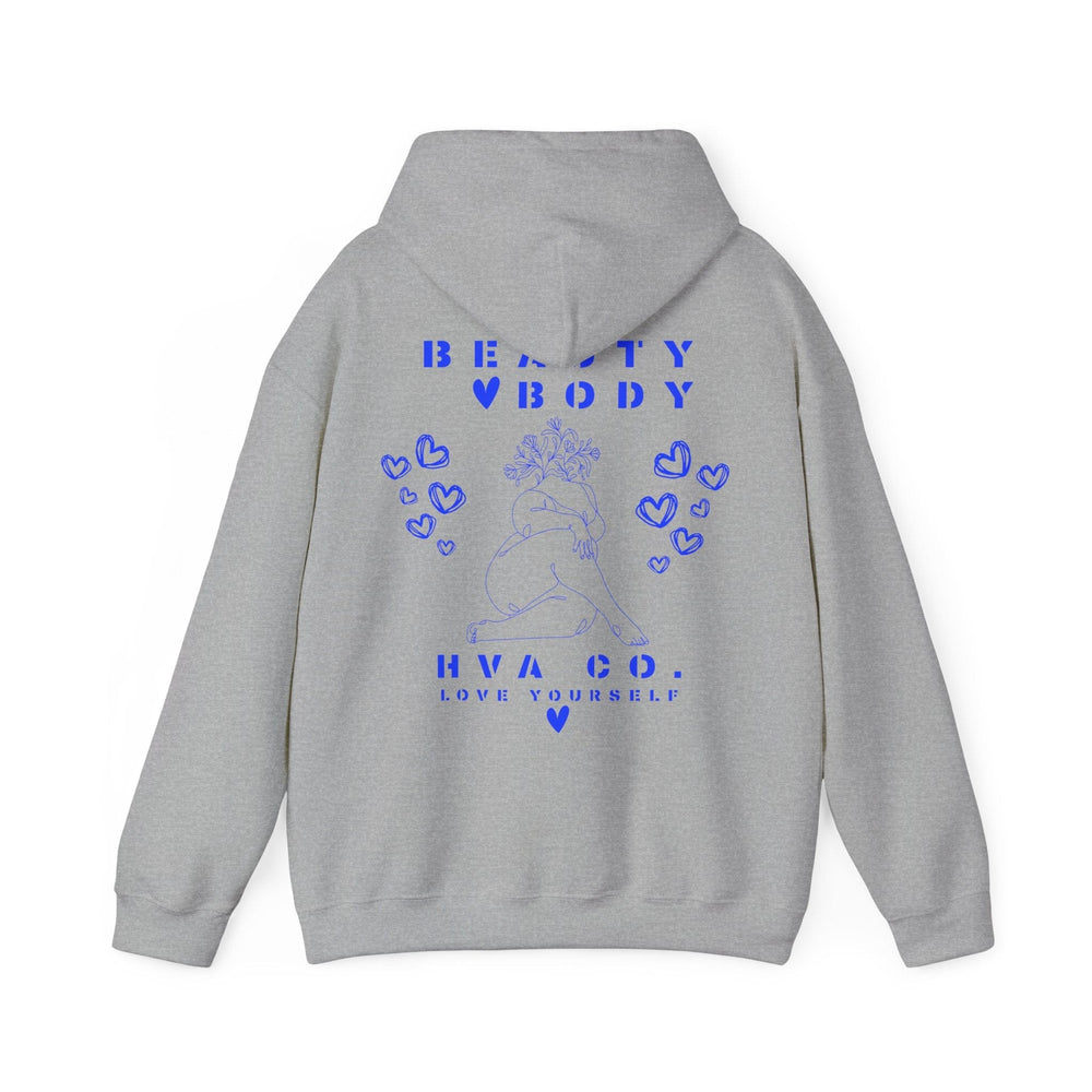 Printify Hoodie Gris / S Hoodie BEAUTY BODY