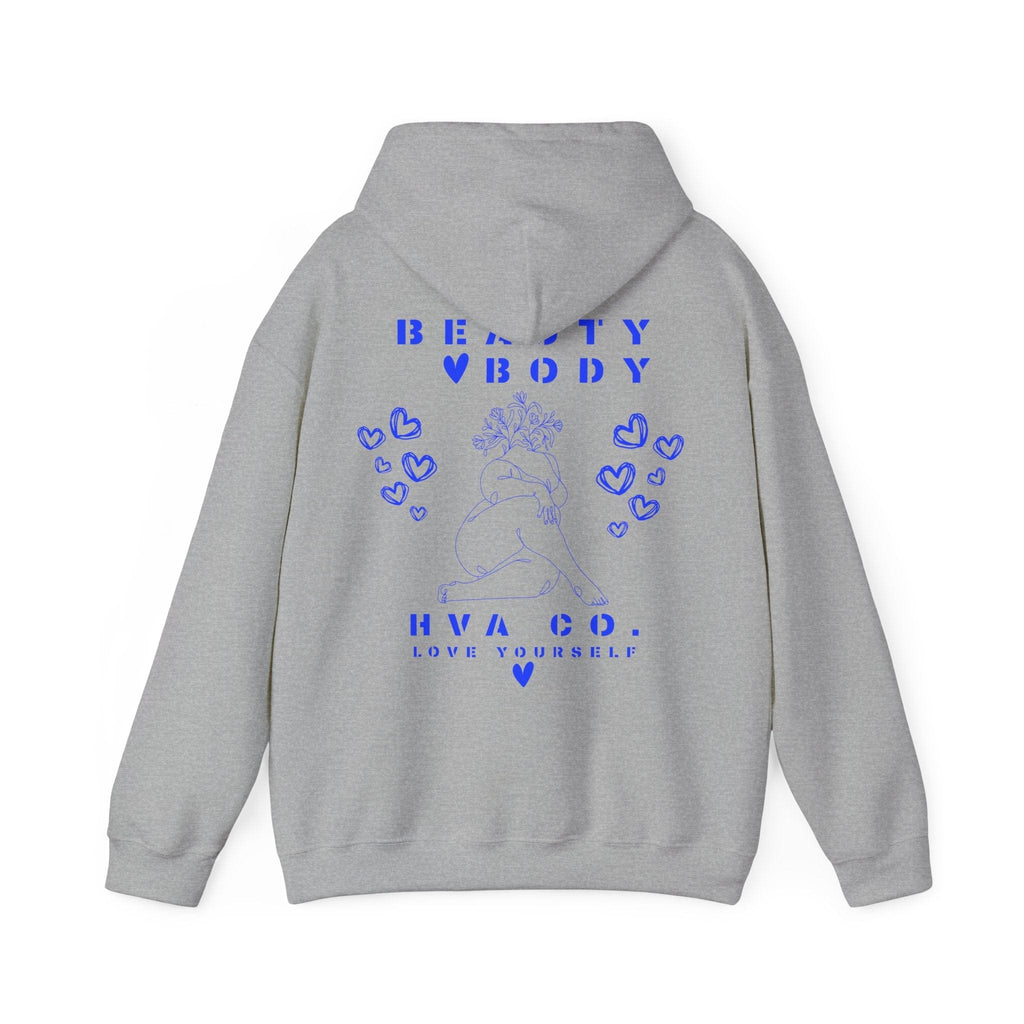 Printify Hoodie Gris / S Hoodie BEAUTY BODY