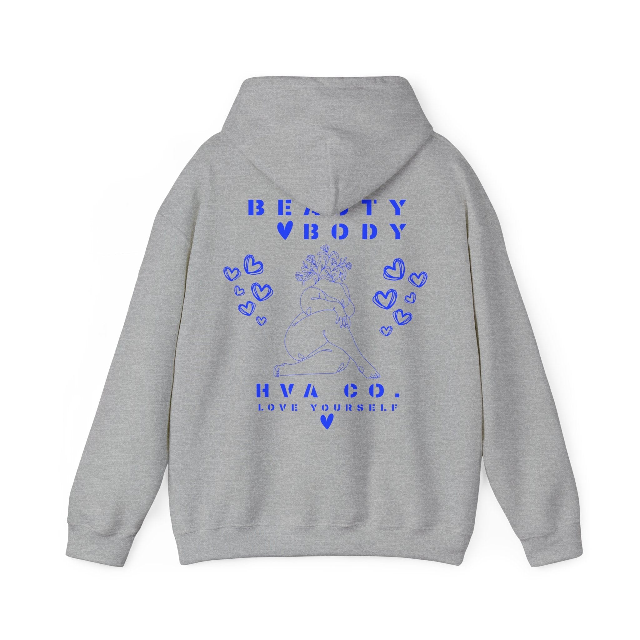 Printify Hoodie Gris / S Hoodie BEAUTY BODY