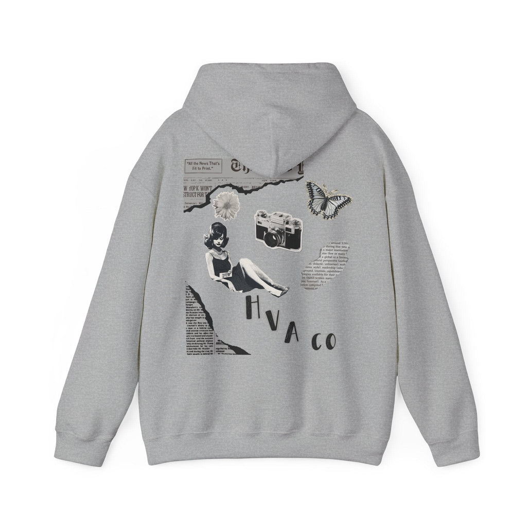Printify Hoodie Gris / S Hoodie JOURNAL