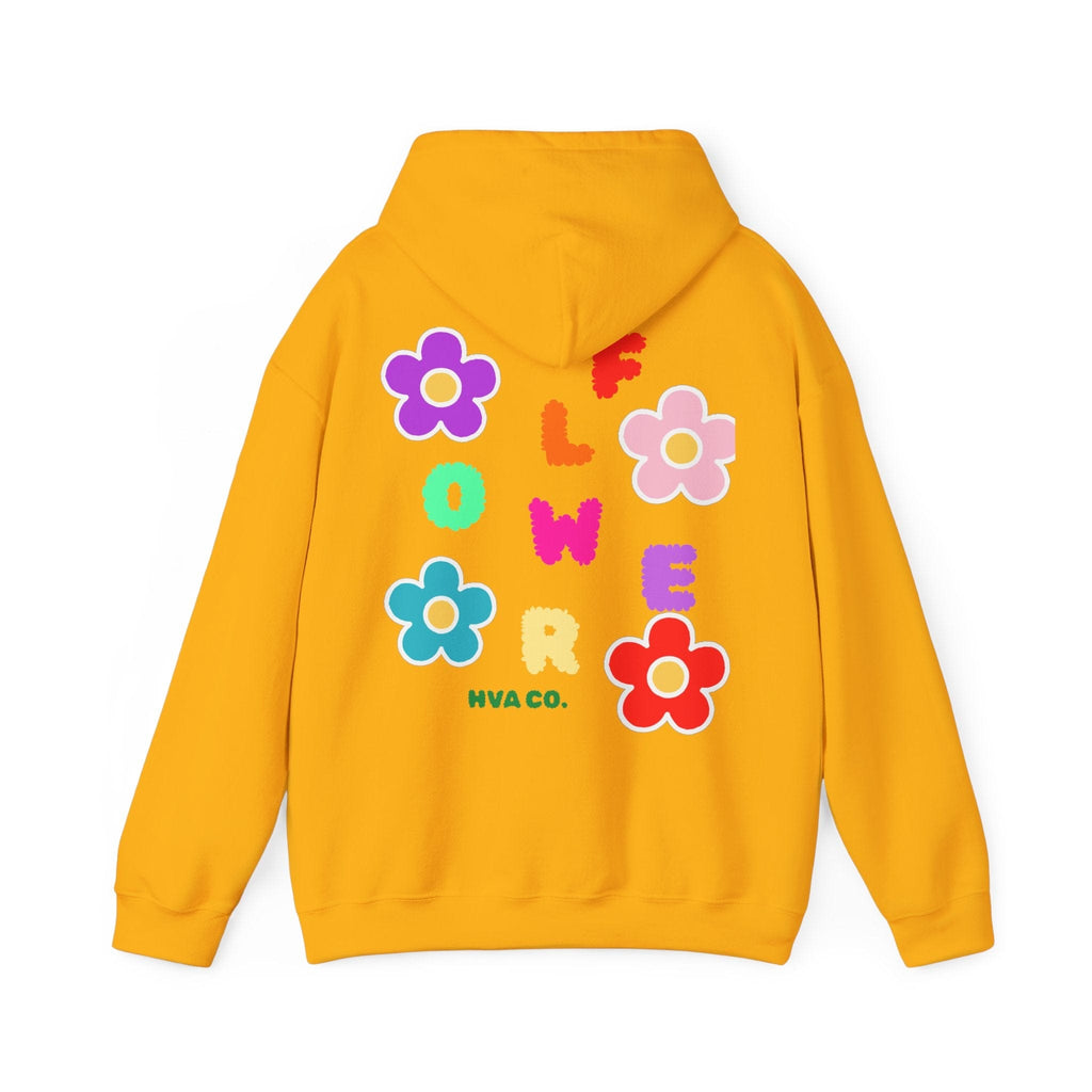 Printify Hoodie Jaune / S Hoodie FLOWER