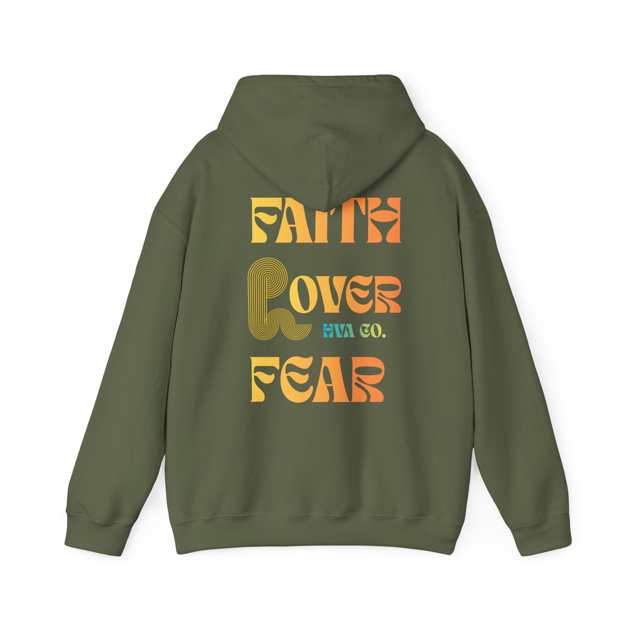 Printify Hoodie Kaki / S Hoodie FAITH