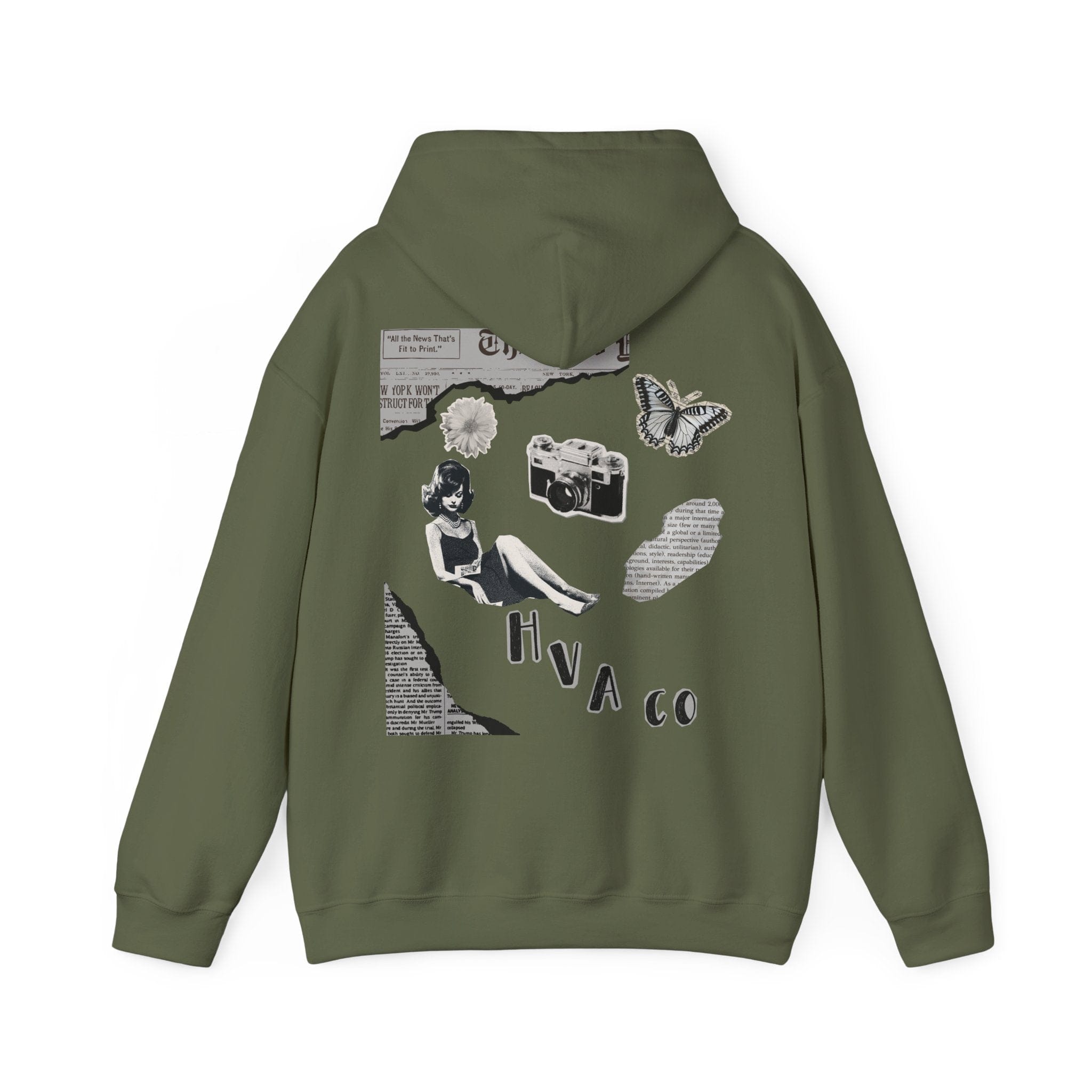 Printify Hoodie Kaki / S Hoodie JOURNAL