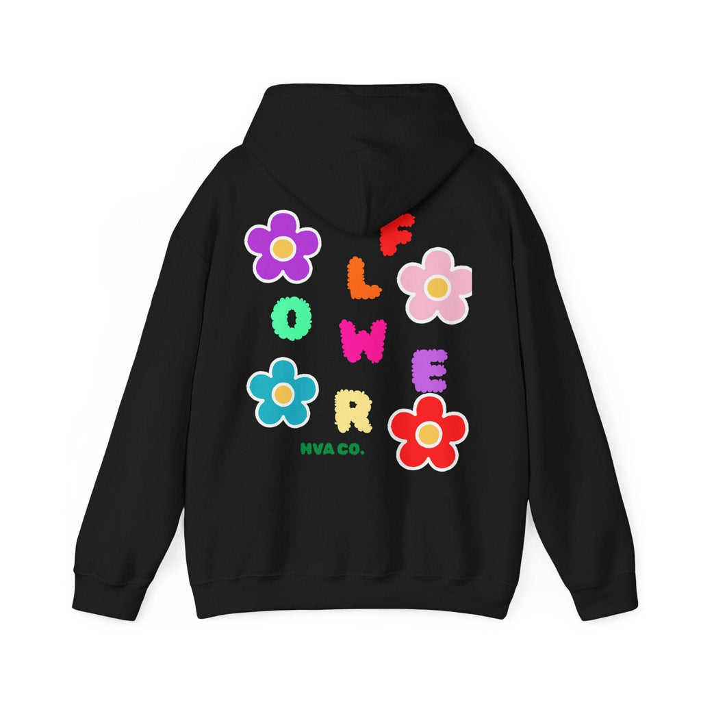 Printify Hoodie Noir / S Hoodie FLOWER