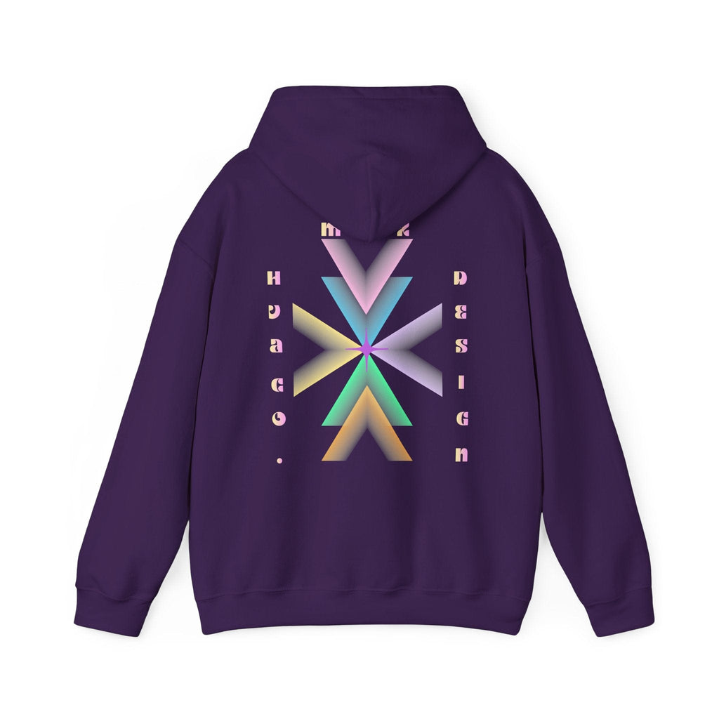 Printify Hoodie Violet / S Hoodie RAINBOW