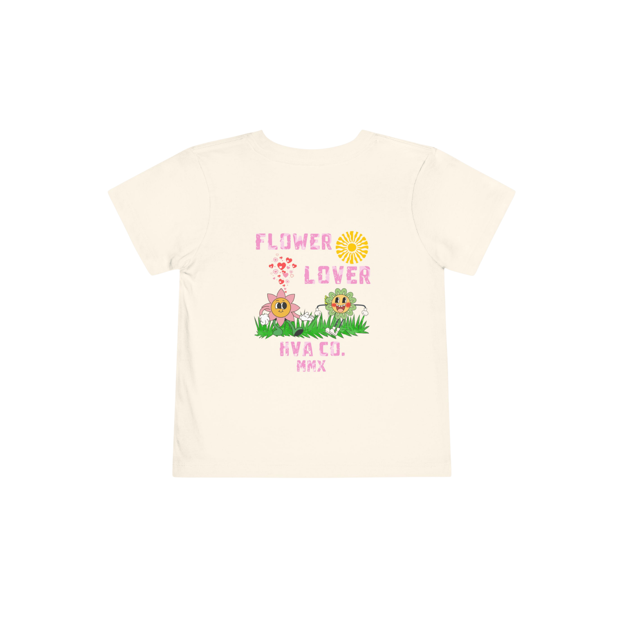 Printify Kids clothes Beige / 2 ans T-shirt coton kids FLOWER LOVER
