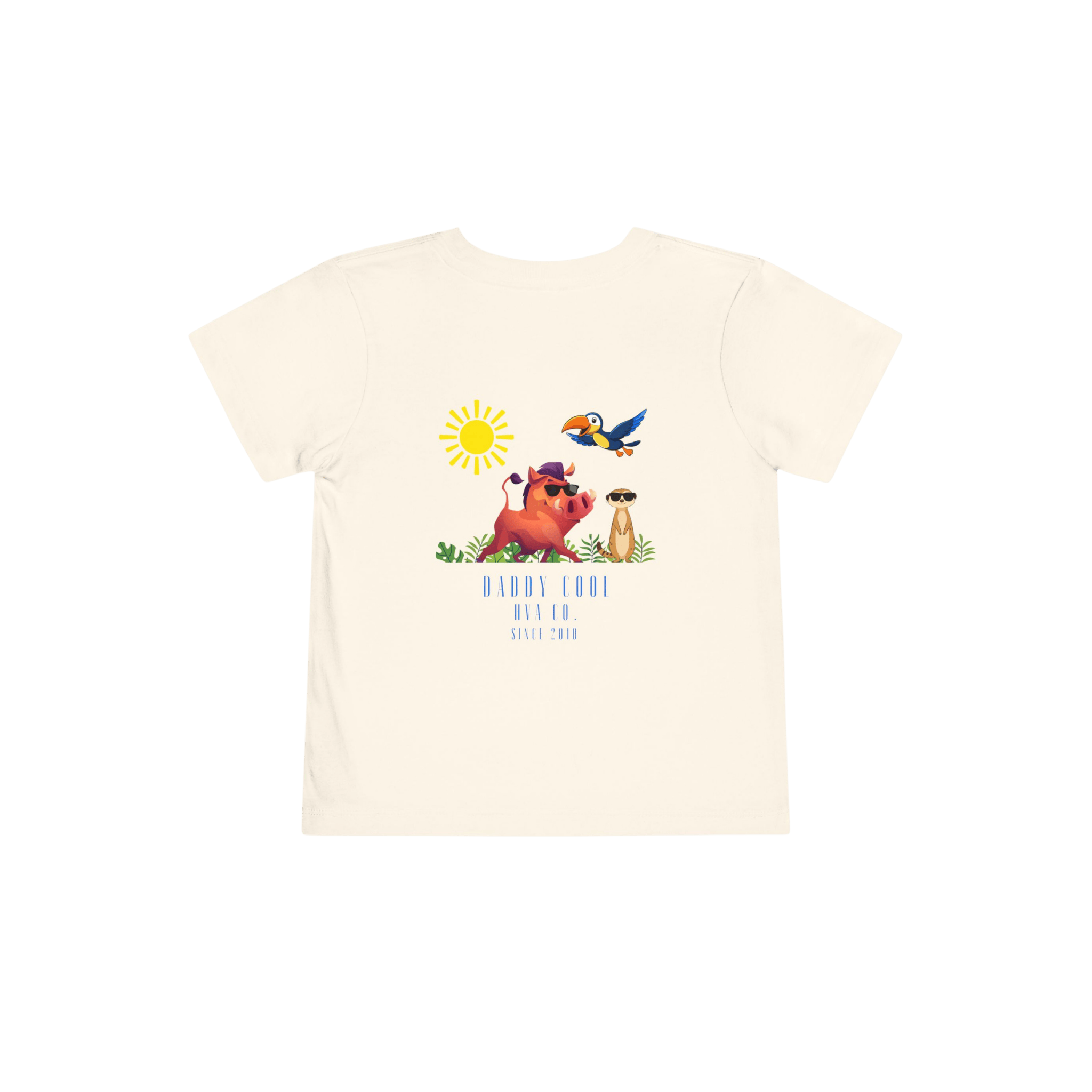 Printify Kids clothes Beige / 2 ans T-shirt coton kids JUNGLE ANIMALS