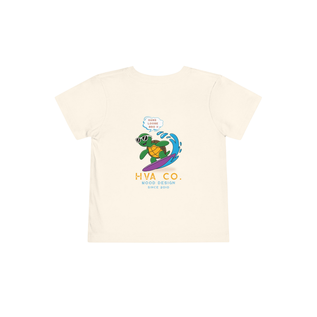 Printify Kids clothes Beige / 2 ans T-shirt coton kids SURFING TURTLE