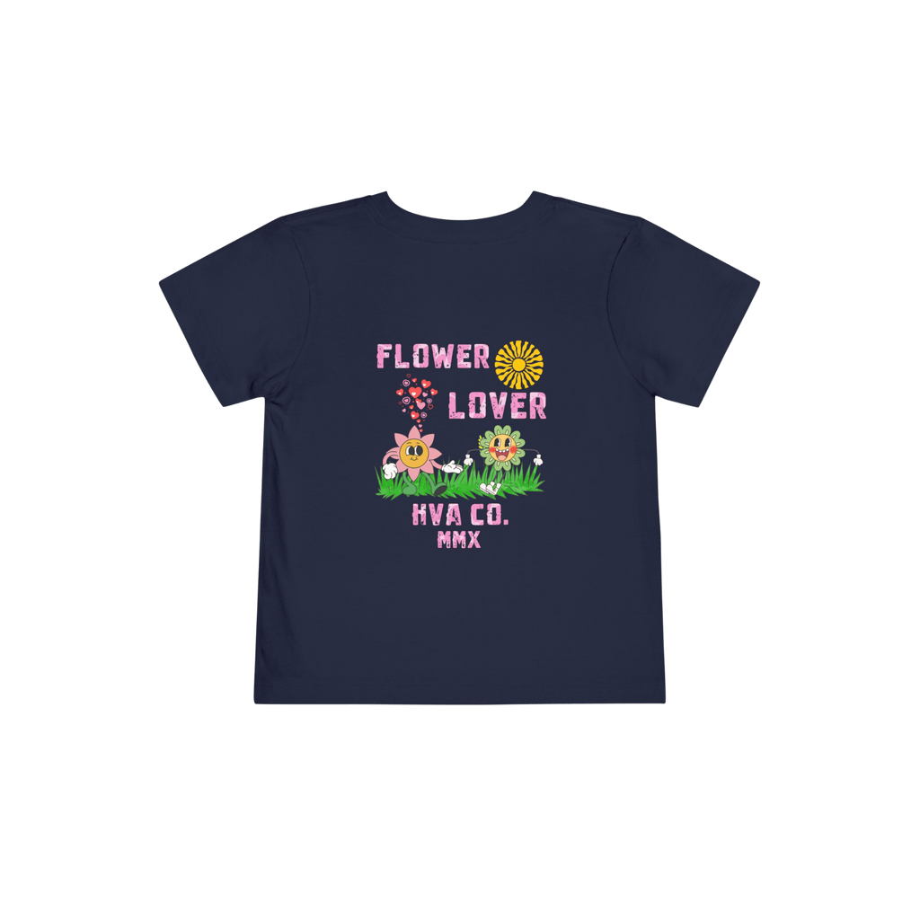 Printify Kids clothes Bleu Marine / 2 ans T-shirt coton kids FLOWER LOVER
