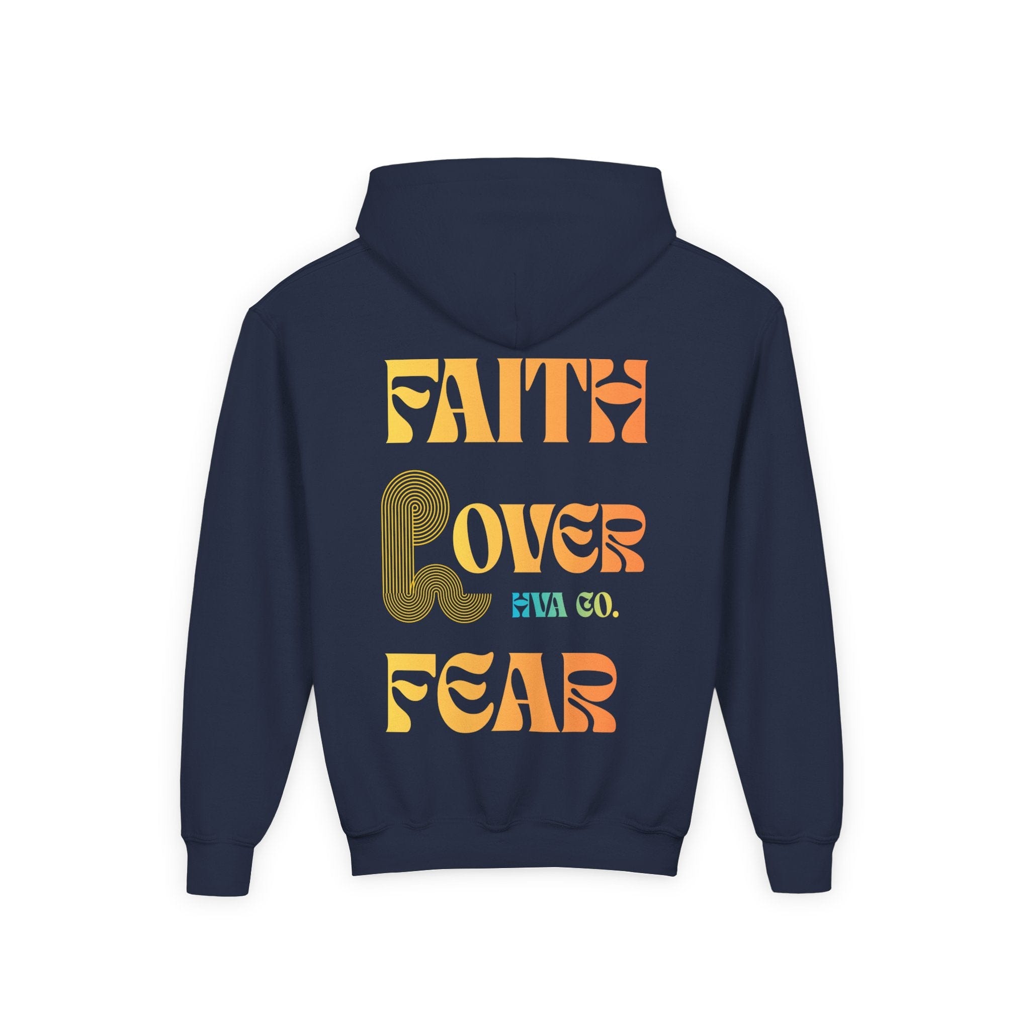 Printify Kids clothes Bleu Marine / S Hoodie kids FAITH