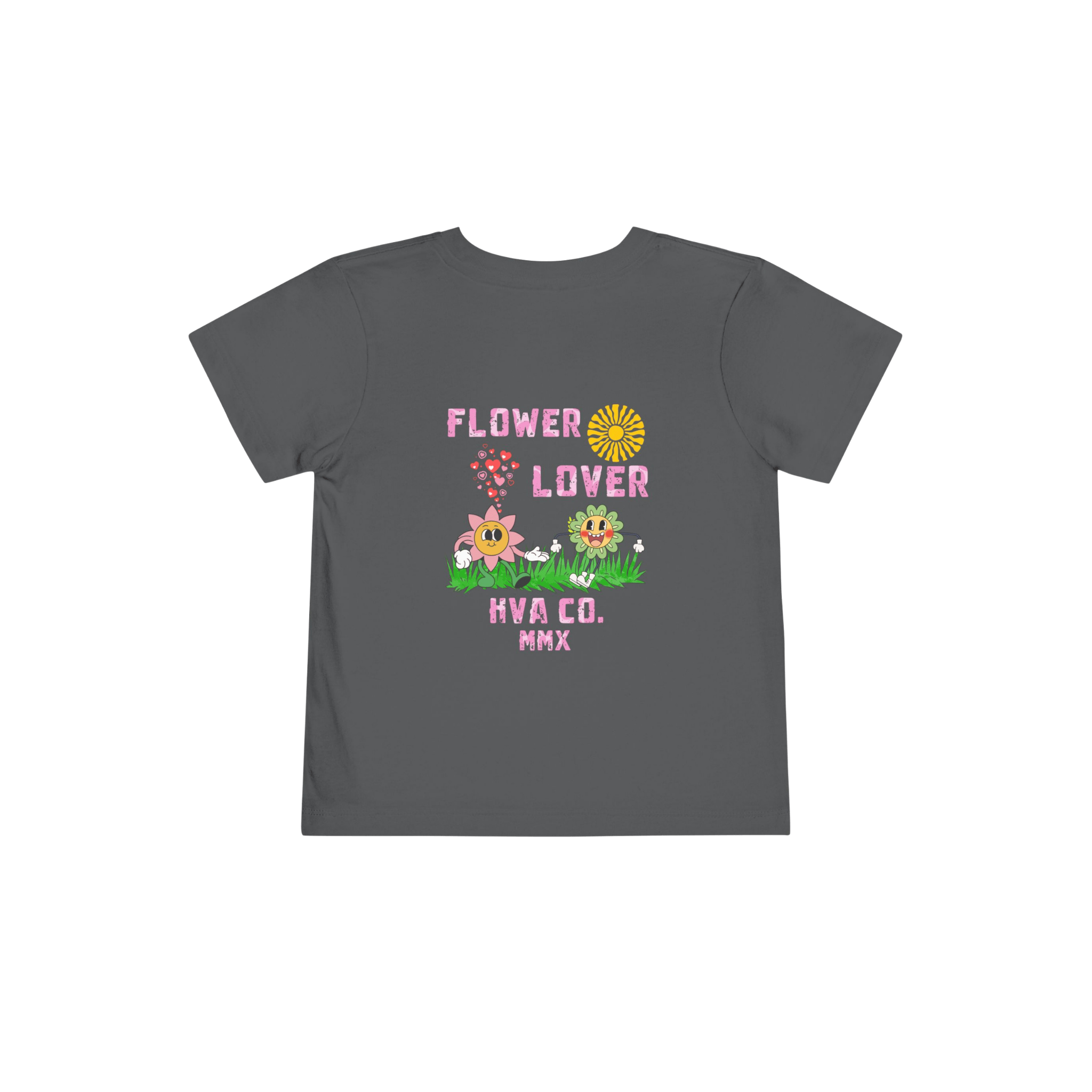 Printify Kids clothes Gris / 2 ans T-shirt coton kids FLOWER LOVER