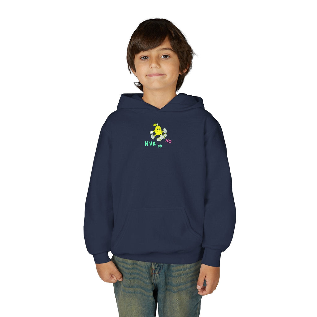 Printify Kids clothes Hoodie kids LEMON SKATER