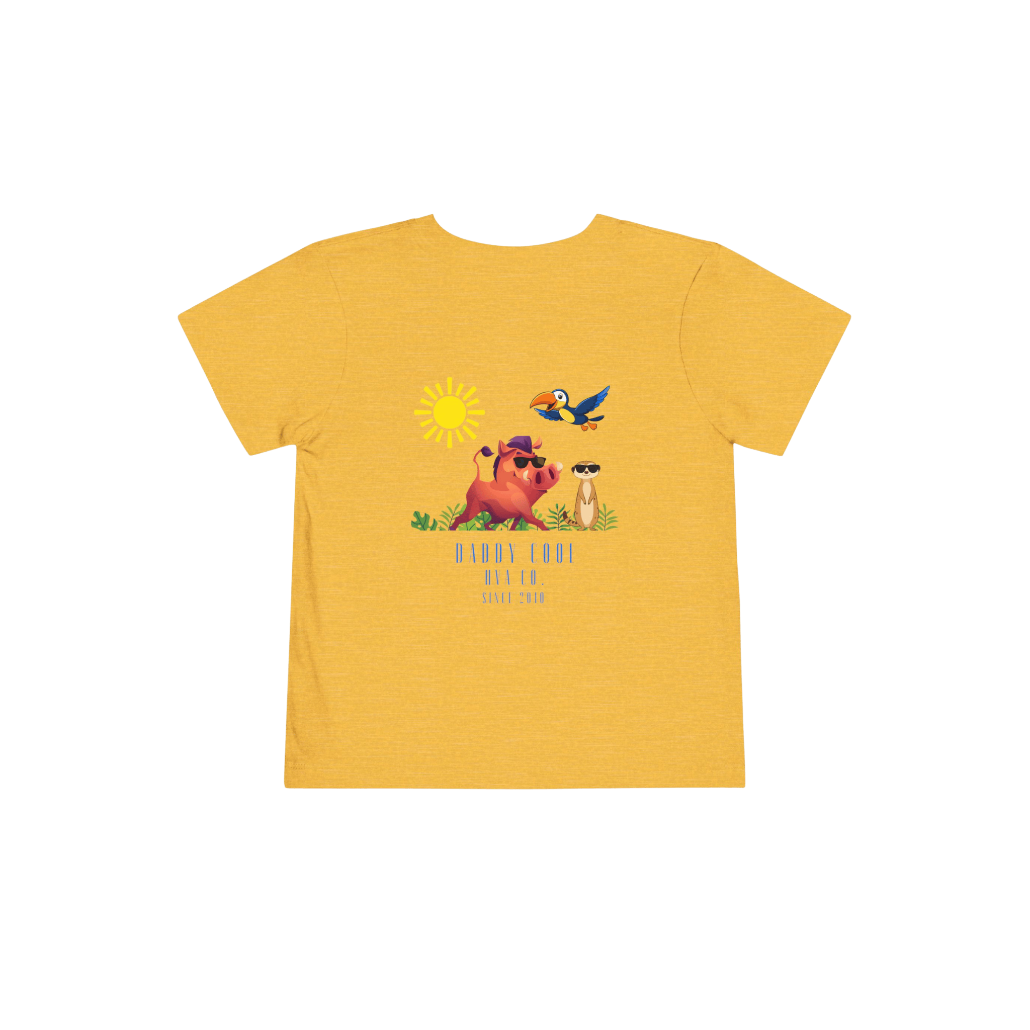 Printify Kids clothes Jaune / 2 ans T-shirt coton kids JUNGLE ANIMALS