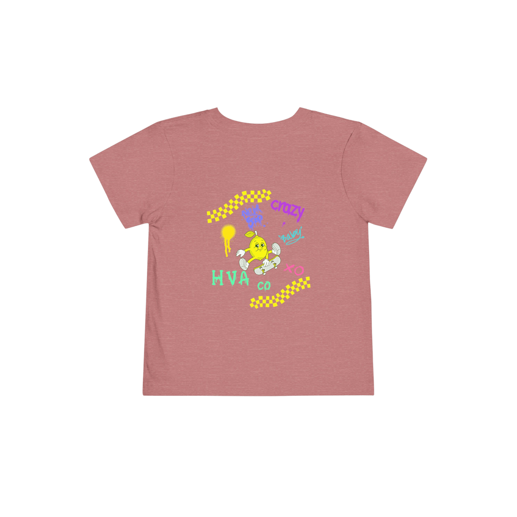 Printify Kids clothes Mauve / 2 ans T-shirt coton kids LEMON SKATER