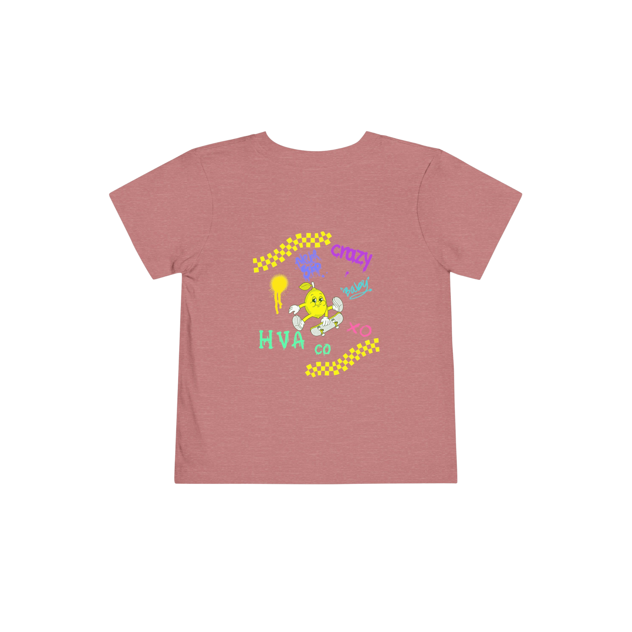 Printify Kids clothes Mauve / 2 ans T-shirt coton kids LEMON SKATER