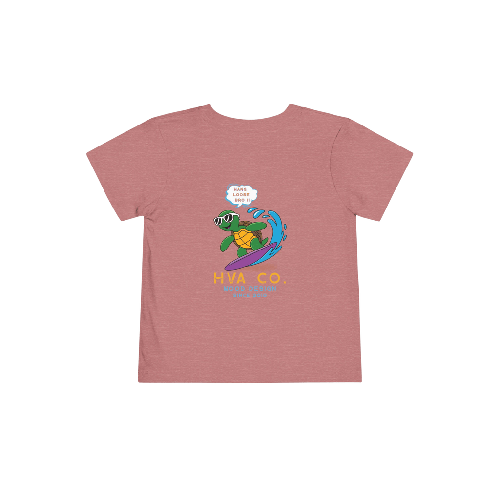 Printify Kids clothes Mauve / 2 ans T-shirt coton kids SURFING TURTLE