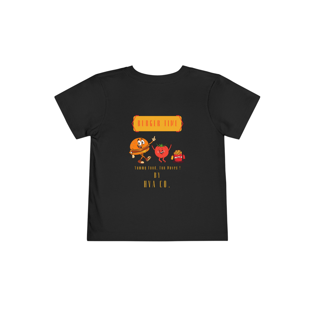 Printify Kids clothes Noir / 2 ans T-shirt coton kids BURGER LOVER