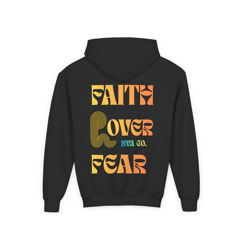 Printify Kids clothes Noir / S Hoodie kids FAITH
