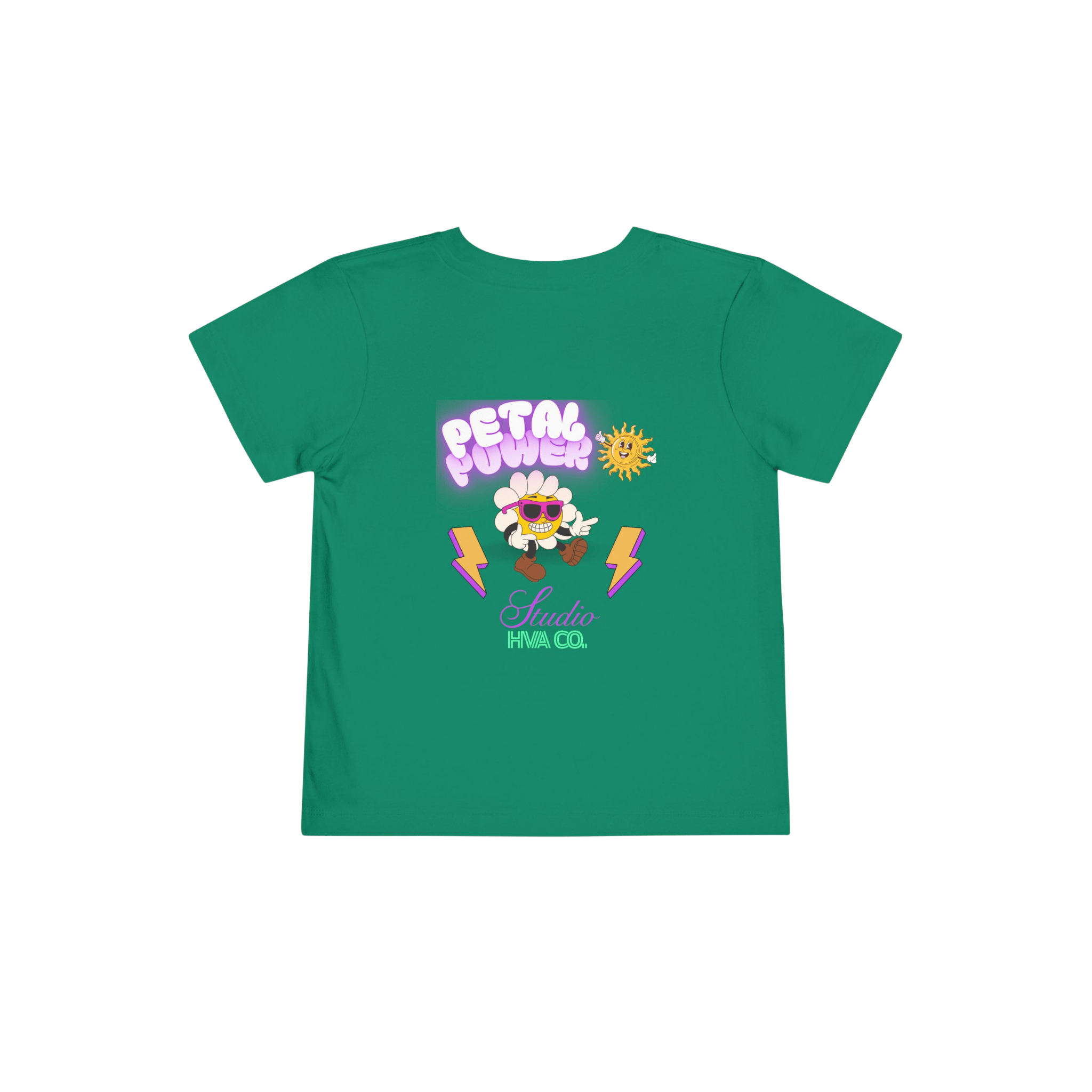 Printify Kids clothes Vert / 2 ans T-shirt coton kids PETAL POWER
