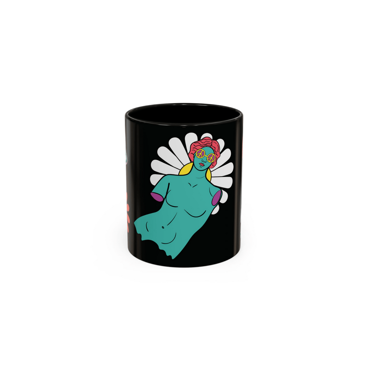 Printify Mug 32cl Mug café PEACE & LOVE