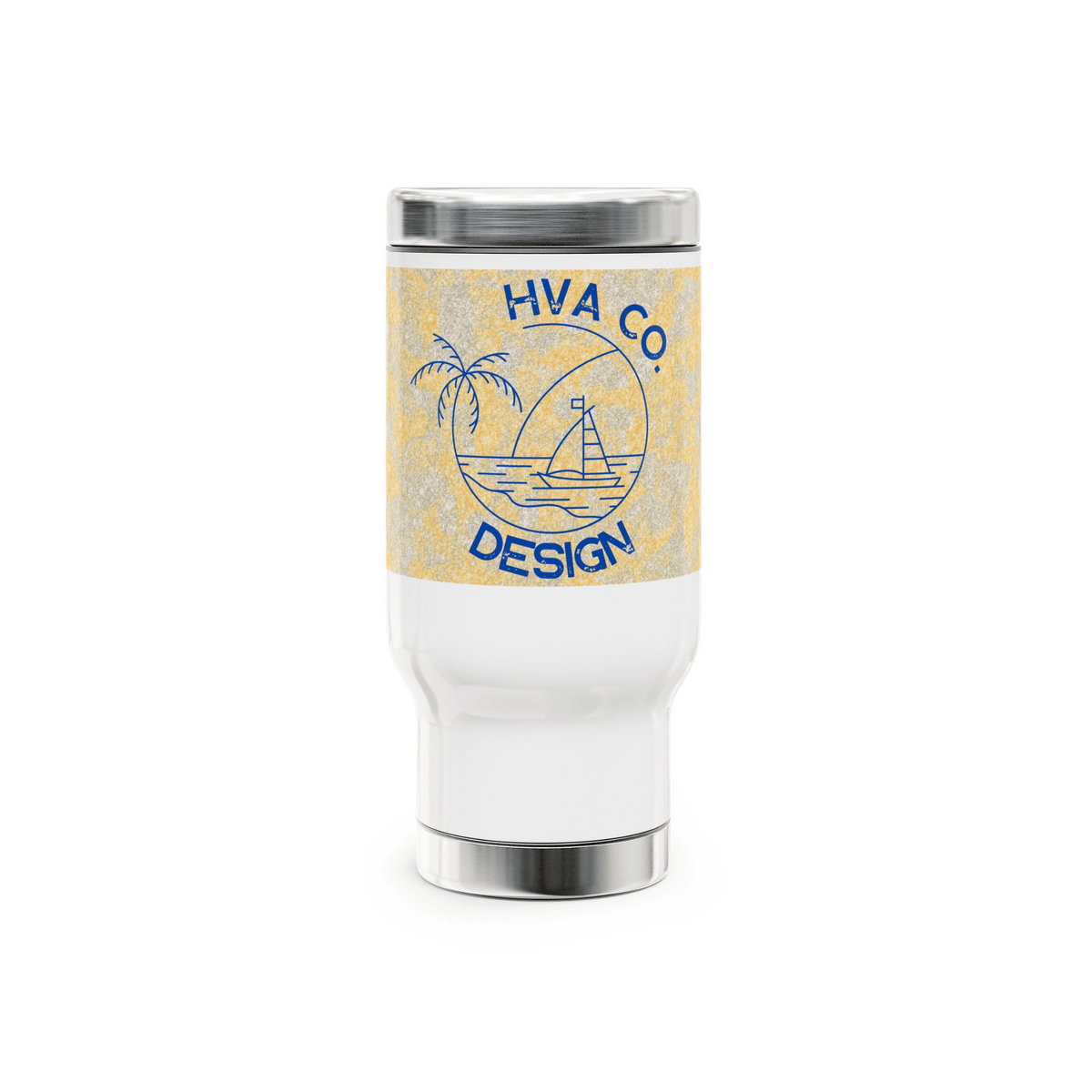Printify Mug 400ml Gourde inox isotherme BEACH