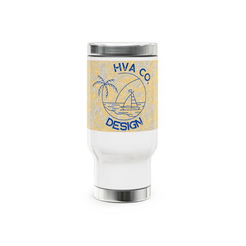 Printify Mug 400ml Gourde inox isotherme BEACH